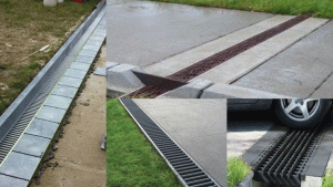 Channel-drain-driveway