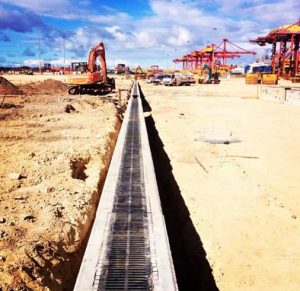 commercial-trench-drain-installation