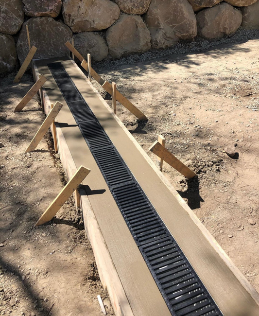 residential-trench-drain-installation