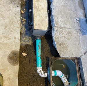 side-outlet-trench-drain-flow