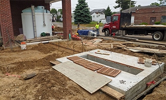 Cast-in-place-trench-drain