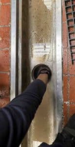 Cleaning-trench-drain