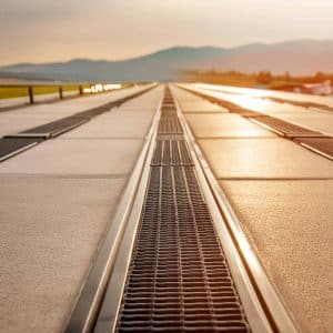Airport trench Drain systems